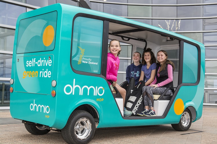 Ohmio Hop autonomous vehicle from New Zealand
