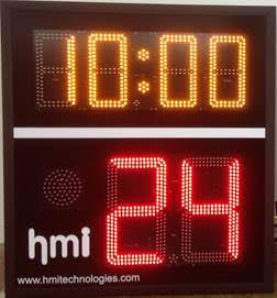 Wireless Basketball Shot Clock by HMI Technologies, Auckland, New Zealand